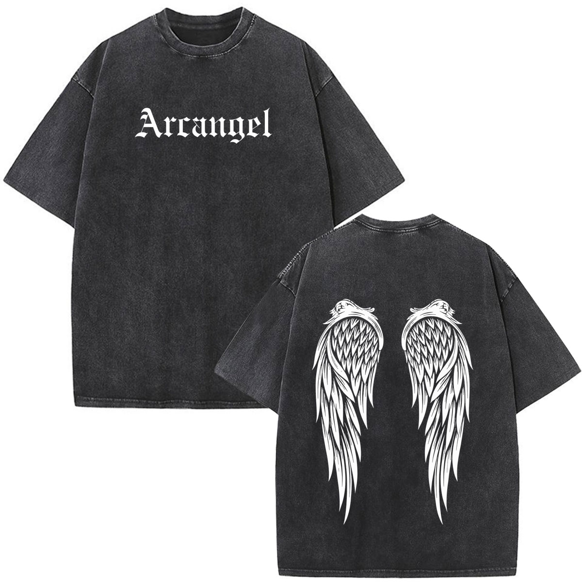 Vintage Fashion La - تي شيرت مطبوع بتصميم Arcangel La