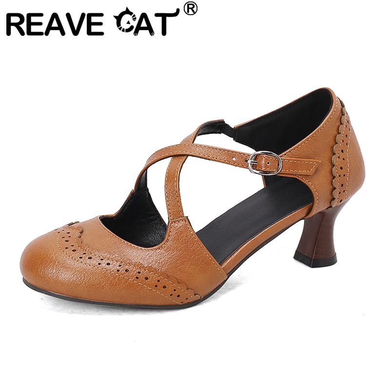 Vintage Fashion Online - REAVE CAT Vintage النساء مضخات اليومية