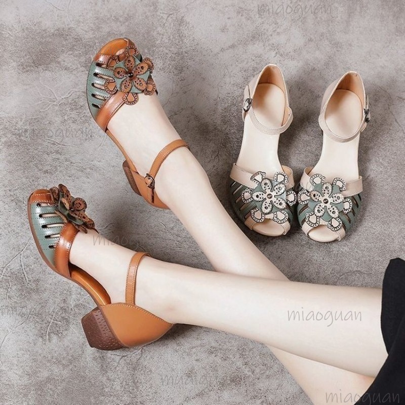 صندل نسائي كلاسيكي مفتوح الأصا - مراجعة Vintage Outdoor Fashion وسعره