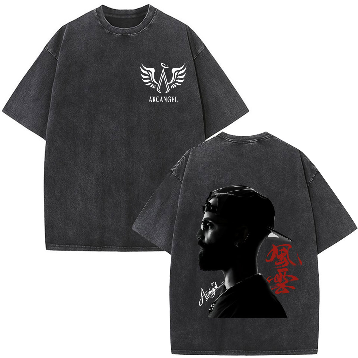 تي شيرت مطبوع بتصميم Arcangel  - مراجعة Vintage Fashion La وسعره