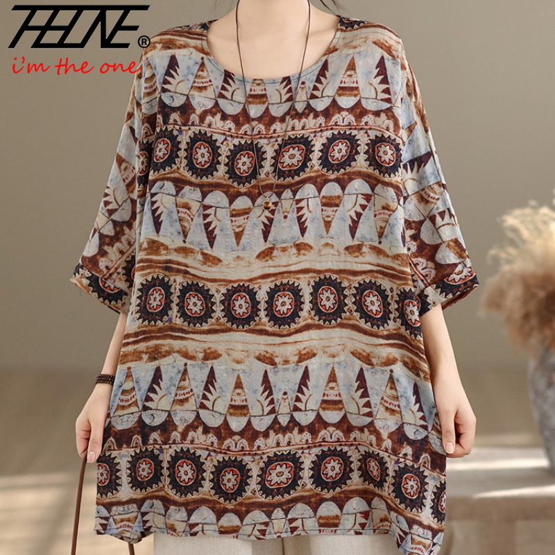 بلوزة نسائية صيفية عصرية بمقاس - مراجعة Vintage Fashion Jersey وسعره
