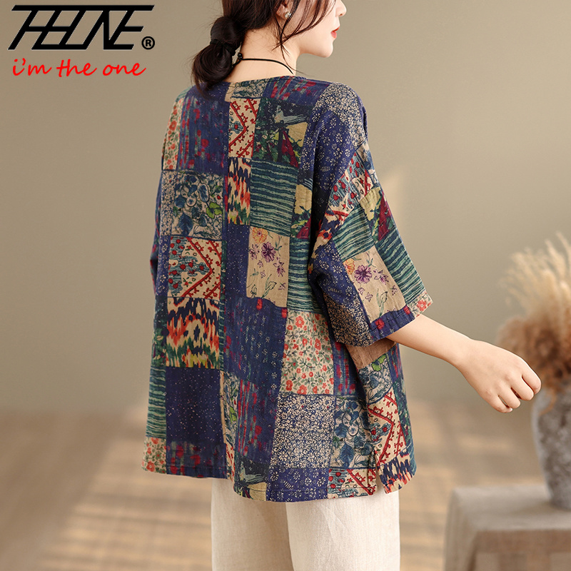 بلوزة نسائية صيفية عصرية بمقاس - مراجعة Vintage Fashion Jersey وسعره