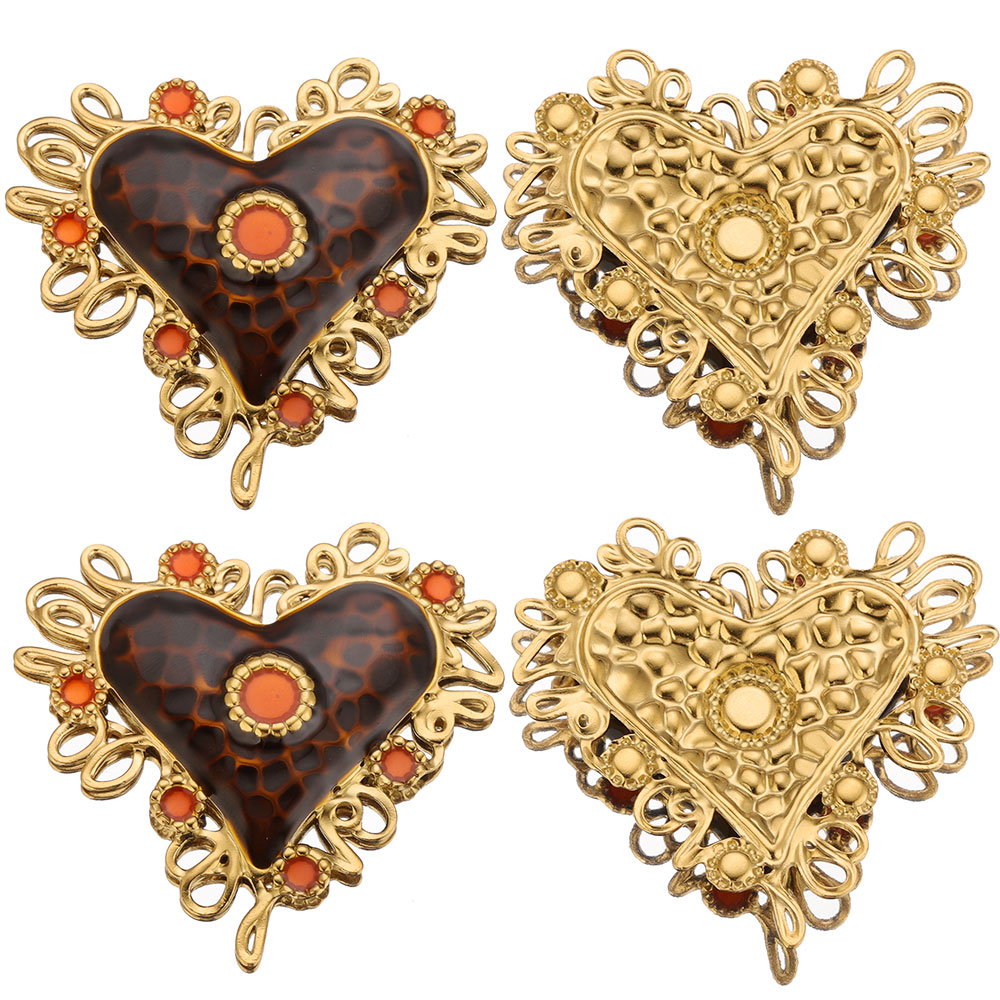 قطعتان من قلادة قلب مقدس باروك - مراجعة Vintage Fashion Stores وسعره